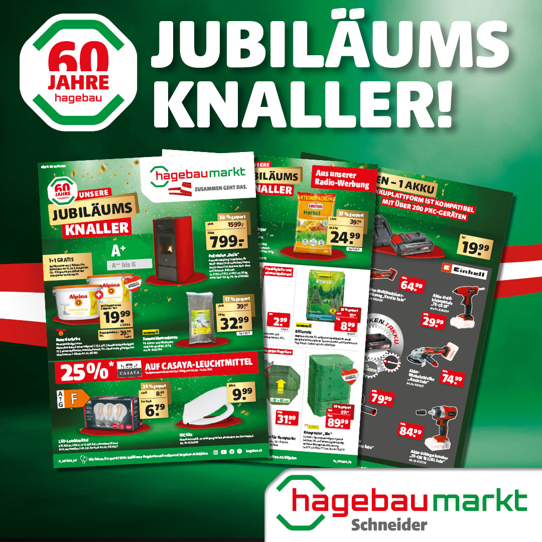 Prospekt - Jubiläums Knaller