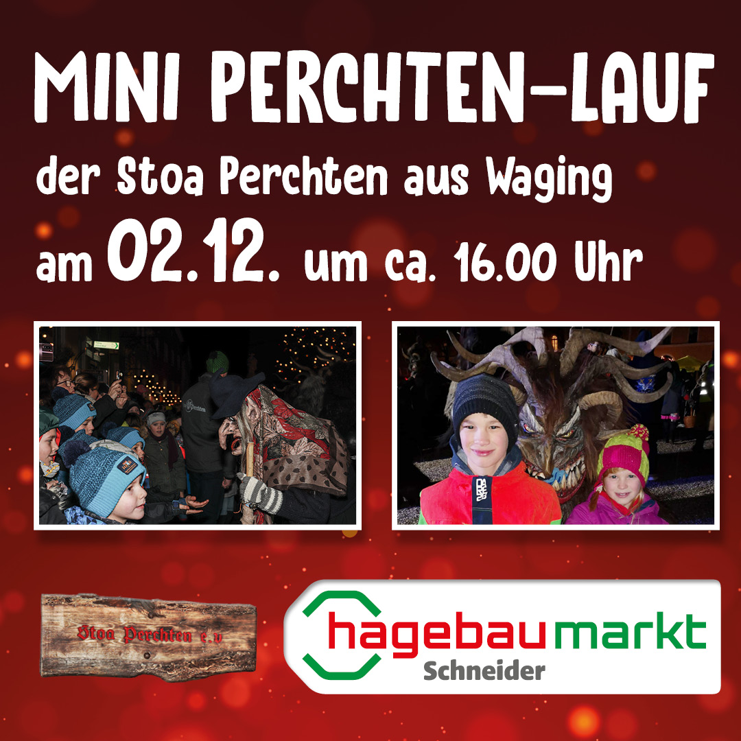 Mini Perchten-Lauf in Freilassing am 02. Dezember 2022